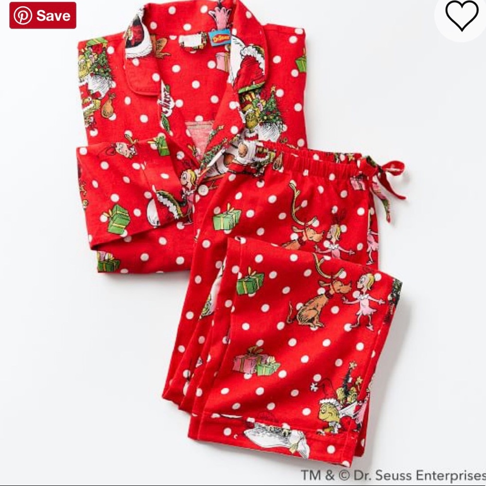 Grinch Christmas pajamas LIMITED EDITION RARE